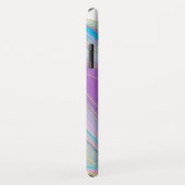 *~* Rainbow Agate Gold Glitter Pastel White Case-Mate iPhone Case (Achterkant/rechts)