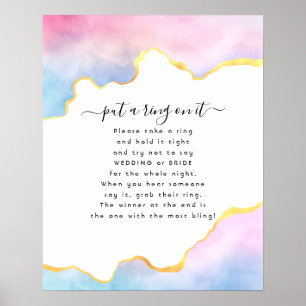 Rainbow Agate Put a Ring On It Game Poster