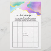 Rainbow Agate Stone Vrijgezellenfeest Bingo (Voorkant)