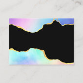 Rainbow Agate Stone Vrijgezellenfeest Kissingspel Informatiekaartje (Achterkant)