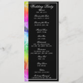 Rainbow Alcohol Ink Waterverf Programma Programmakaart (Achterkant)