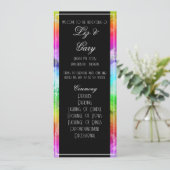 Rainbow Alcohol Ink Waterverf Programma Programmakaart (Staand voorkant)