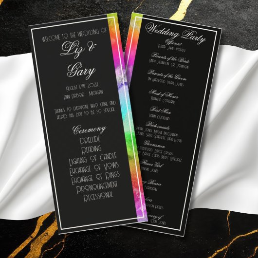 Rainbow Alcohol Ink Waterverf Programma Programmakaart