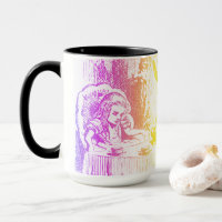 Rainbow Alice in Wonderland Tenniel Art