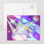 Rainbow Alicorn Briefkaart (Voorkant / Achterkant)
