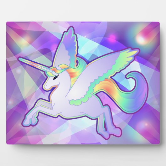 Rainbow Alicorn Fotoplaat (Voorkant)
