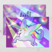 Rainbow Alicorn Kaart (Voorkant / Achterkant)