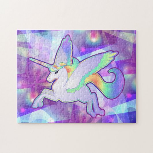 Rainbow Alicorn Legpuzzel (Horizontaal)