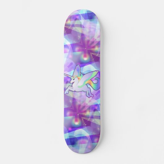 Rainbow Alicorn Persoonlijk Skateboard (Voorkant)