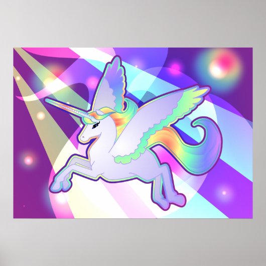Rainbow Alicorn Poster (Voorkant)