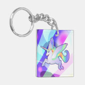 Rainbow Alicorn Sleutelhanger (Voorkant Links)