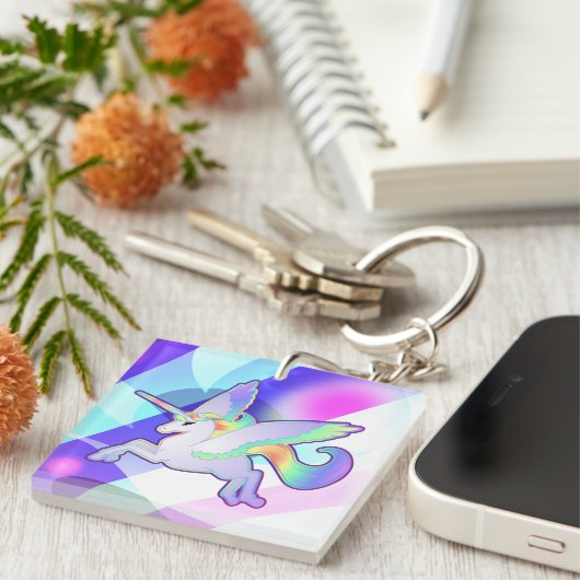 Rainbow Alicorn Sleutelhanger (Voorkant Rechts)