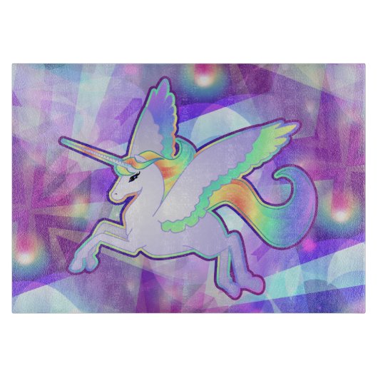 Rainbow Alicorn Snijplank (Voorkant)
