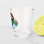 Rainbow Alien Shot Glass Glas (Rechts)