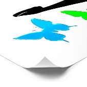  RAINBOW ALLE DINGEN ZIJN MOGELIJK BALLERINA PERFECT POSTER (Hoek)