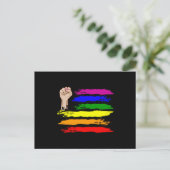 RAINBOW ALLEEN LGBT Pride Month LGBTQ Rainbow Flag Briefkaart (Staand voorkant)