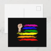 RAINBOW ALLEEN LGBT Pride Month LGBTQ Rainbow Flag Briefkaart (Voorkant / Achterkant)