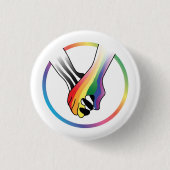 Rainbow & Ally Button Pin (Voorkant)
