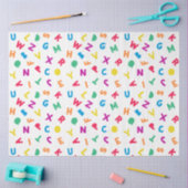 Rainbow Alphabet Scramble Tissue Paper Tissuepapier (Craft)