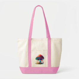 Rainbow Amanita Muscaria Canvas tas