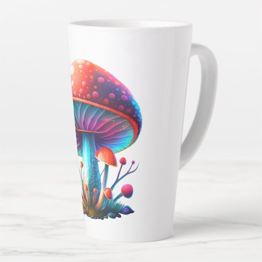 Rainbow Amanita Muscaria Latte Mok (Rechterhoek)
