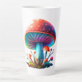 Rainbow Amanita Muscaria Latte Mok (Voorkant)