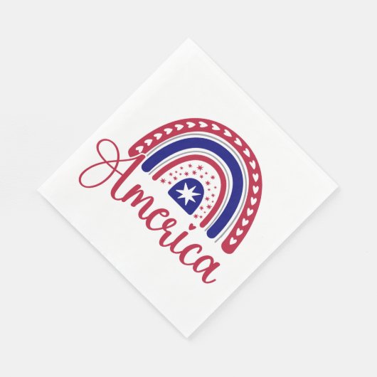 Rainbow America Servet (Hoek)
