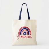 Rainbow America Tote Bag (Voorkant)