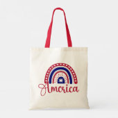 Rainbow America Tote Bag (Achterkant)