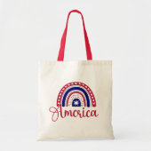 Rainbow America Tote Bag (Voorkant)
