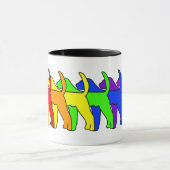 Rainbow American Foxhound Mok (Midden)
