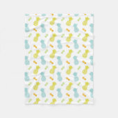 Rainbow Ananas Pattern Fleece Deken (Voorkant)
