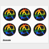 Rainbow Anarchy Sticker (Vel)