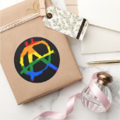 Rainbow Anarchy Sticker (Geschenken)