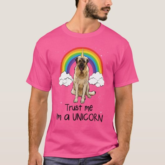 Rainbow Anatolian Shepherd Dog vertrouwt me dat ik T-shirt (Voorkant)