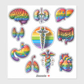 Rainbow Anatomy Sticker (Vel)