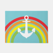 Rainbow Anchor Doormat Deurmat (Voorkant)
