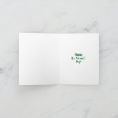 Rainbow and Pot of Gold St. Patrick's Day Card Kaart (Binnen)