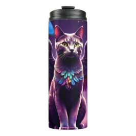 Rainbow Angel Cat Thermosbeker