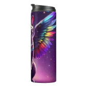 Rainbow Angel Cat Thermosbeker (Geroteerd rechts)