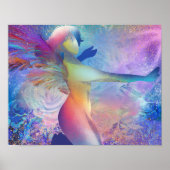 Rainbow Angel-Poster Poster (Voorkant)