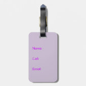 Rainbow Angel Travel Label Bagagelabel (Achterkant verticaal)