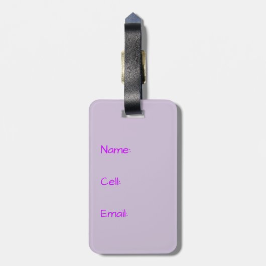 Rainbow Angel Travel Label Bagagelabel (Achterkant verticaal)