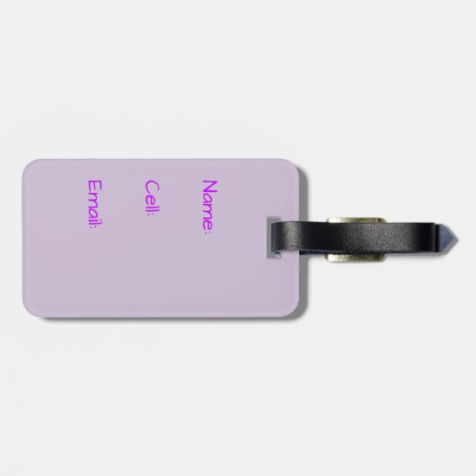 Rainbow Angel Travel Label Bagagelabel (Achterkant horizontaal)