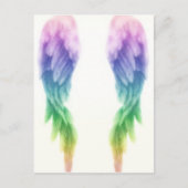 Rainbow Angel Wings Briefkaart (Voorkant)