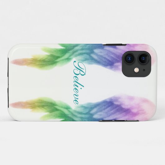 Rainbow Angel Wings Case-Mate iPhone Case (Achterkant (horizontaal))