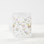 Rainbow Angel Wings en Halos Matglas Koffiemok (Voorkant links)