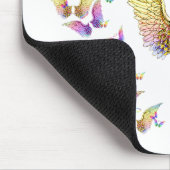 Rainbow Angel Wings en Halos Muismat (Hoek)