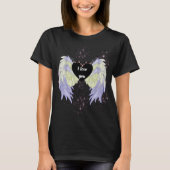 rainbow angel wings t-shirt (Voorkant)
