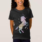 Rainbow Animal Fairy Unicorn Lover Girls Gift T-shirt (Voorkant)